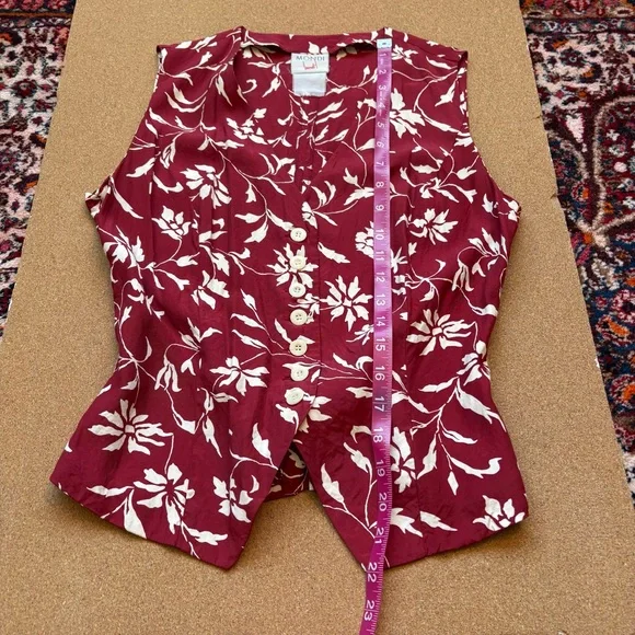 Vintage Mondi vest style sleeveless shirt size M - Picture 8 of 8